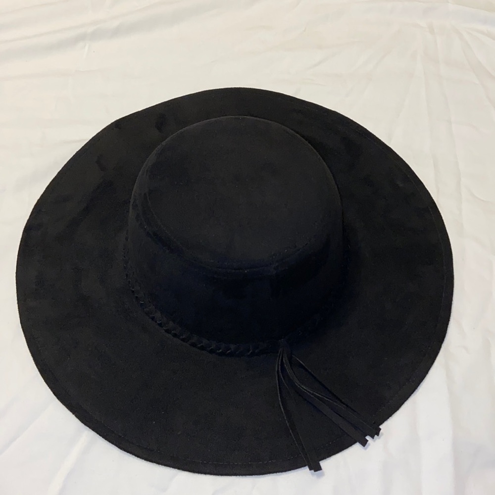 Rampage Black Wide Brim Hat One Size